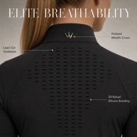 Chemise d'équitation haut de gamme, durable, respirante et extensible dans les quatre sens (couche de base pour l'entraînement)