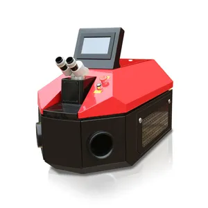 Microscopio e macchina fotografica incorporata macchina di saldatura laser in fibra marcatore 100w 150w 200w marcatura oro argento gioielli prezzo a buon mercato