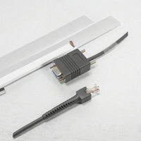Kabel Pemindai Barcode USB ke RJ45 OEM 2M Fleksibel Abu-abu MA-517 dengan Pengisian Cepat 6A dan Transfer Data