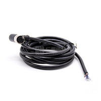 M12 4-Pin Buchsenstecker 2m Kabel für I/O M5 M8 M12 M16 M23 Steckverbinder Wasserdichtes Kabel