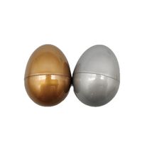 Capsules vides en plastique de haute qualité 45*60mm pour œufs de Pâques, pour la chasse aux œufs des enfants, paniers de Pâques et emballages de fête