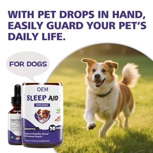 Produits transfrontaliers très demandés : Gouttes de soutien au sommeil pour chats et chiens – Complément nutritionnel favorisant un sommeil sain – Fabrication OEM - Product Image 3