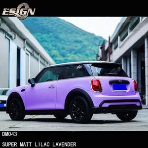 Película de vinilo supermate Lila lavanda para coche, a prueba de UV, decoración de vehículos de PVC, autocuración, cambio de Color para pintura corporal - Product Image 3