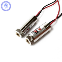 Module de diode laser verte focalisable 12x35mm 520nm 30mW 3-5V avec pilote