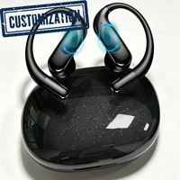 Écouteurs intra-auriculaires YYK-Q20 à maintien sécurisé, faible latence 6.1, étui de chargement scintillant pour scénarios extérieurs, personnalisables OEM ODM