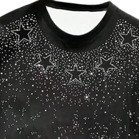 T-shirt en coton personnalisé avec logo, plusieurs couleurs, haute qualité, imprimé avec des strass, pour hommes