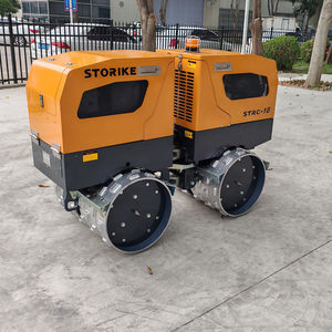 Rodillo Compactador Vibratorio de Doble Tambor de 1.8 Toneladas, Recién Mejorado de Fábrica, con Control Remoto, para Compactación de Zanjas - Product Image 3