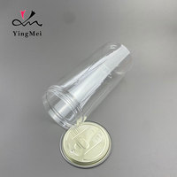 Bocaux en plastique de 1000 ml, directement de l'usine, personnalisables pour le stockage alimentaire, avec couvercles à fermeture et ouverture faciles, emballage pour noix