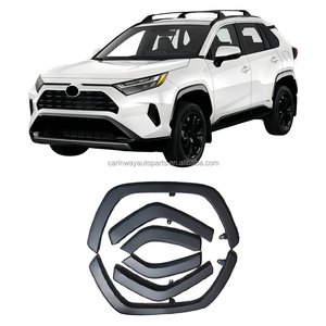 Guardabarros de rueda <span class=keywords><strong>Flare</strong></span> Trim Accesorios de coche Guardabarros de rueda trasera <span class=keywords><strong>Flare</strong></span> <span class=keywords><strong>R</strong></span>:75061-0R040 L:75062-0R040 para Toyota Rav4 2020 - Product Image 6
