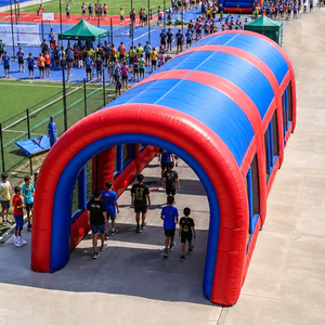 Tunnel gonflable sportif personnalisé en tissu Oxford durable pour événements sportifs - Product Image 2