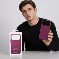 Étui de téléphone 2-en-1 en tissu technique hybride pour iPhone 18 Pro 18 Pro Max, coque professionnelle avec bouton IA précis et protection intégrale de l'appareil photo