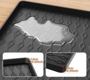 Tapis de protection supérieur imperméable personnalisé antidérapant pour laveuse et sécheuse Tapis de protection supérieur Tapis en silicone anti-poussière pour machine à laver - Product Image 5