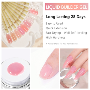 Vendeeni TPO HEMA libre de larga duración nueva fórmula No Burn Builder Nail extensión de Color personalizado Polying Gel Builder acrílico Gel Poly - Product Image 6