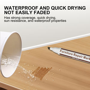 Pennarelli per Riparazione <span class=keywords><strong>Mobili</strong></span> con Punta Obliqua e Inchiostro Colorato Permanente - Product Image 3