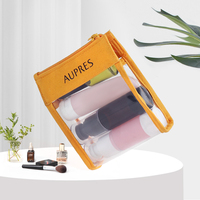 Étui à cosmétiques en PVC transparent ultra-doux personnalisé, étanche, sac de rangement en toile, pochette pour femme, trousse de toilette, cadeaux promotionnels