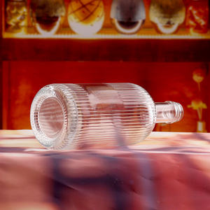 200ml 375ml 750ml <span class=keywords><strong>1L</strong></span> vide <span class=keywords><strong>rhum</strong></span> whisky vodka esprit <span class=keywords><strong>bouteille</strong></span> de liqueur en verre avec liège pour liqueur whisky - Product Image 4