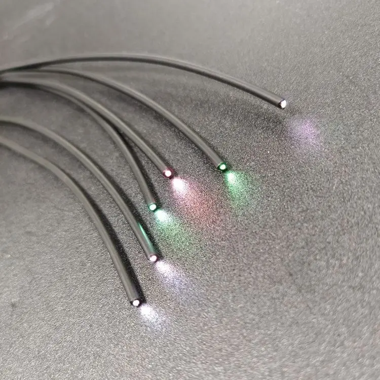 Fibra Optica açık kapalı iletişim Fiber optik bırak Ftth kablosu 2 çift tek çekirdekli 1.0*2.2mm Fiber optik kablo Pvc