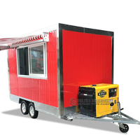Remorque de cuisine standard australienne Waffle House Ice Cream Van Catering Cart Pizza Truck Food Truck Trailer