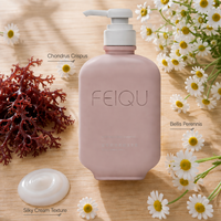 Sampo FEIQU Silky Smooth OEM Private Label 500ml Perawatan Rambut Salon Menutrisi & Memperbaiki untuk Rambut Kering & Mengembang