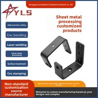Pièce en tôle d'acier inoxydable découpée au laser CNC, fabrication par estampage, support de précision robuste et antirouille pour quincaillerie