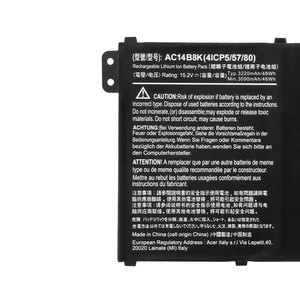 AC14B18K AC14B8K AC14B3K แบตเตอรี่สำหรับเอเซอร์ Aspire ES1-512 ES1-571 A315 A515 A715 Nitro 5 AN515-<span class=keywords><strong>52</strong></span> Swift 3 <span class=keywords><strong>SF314</strong></span> แล็ปท็อป - Product Image 6
