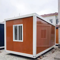 Maisons de conteneurs personnalisables de haute qualité de 20 pieds et 40 pieds, maisons préfabriquées avec boîte d'emballage habitable