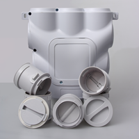 Boîte de distribution d'air ABS 1 à 7 voies pour connexion de tube PE, ventilation d'air frais, système ERV HRV