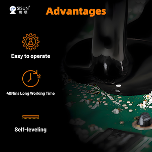 Sisun 5:1 Silicone nhiệt độ cao Bầu nhựa cách nhiệt <span class=keywords><strong>Epoxy</strong></span> hai thành phần để cung cấp điện - Product Image 3