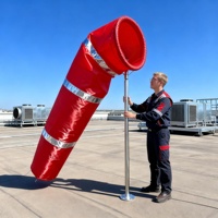 Drapeaux de sécurité réfléchissants RUIYING personnalisés orange/rouge/blanc imprimés 4 couleurs, résistants à l'eau, en acier inoxydable 304 de haute qualité pour aéroports