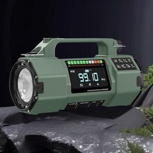 Radio AM FM SW portable personnalisée avec écran LED, lampe de poche, lecteur MP3 USB TF, rechargeable, multifonctionnelle, radio d'extérieur et domestique - Product Image 6