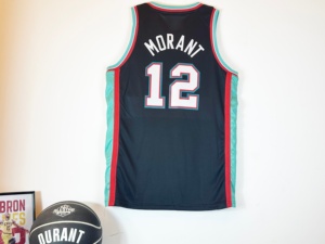 Bán Buôn Morant #12 Brunson #11 Cà Ri 30 Bóng Rổ Jersey Set Thêu 10 Retro Jersey Thương Mại Nước Ngoài Phong Cách - Product Image 2