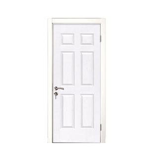 HDF ไพรเมอร์สีขาวแบบพิมพ์รูป,ประตูทางเข้าไม้ราคาถูกแผ่นไม้อัดไม้แกว่งประตูภายใน + Hdf ทาสีหรือรองพื้นสีขาว - Product Image 1