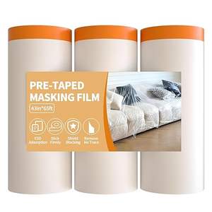 <span class=keywords><strong>Film</strong></span> de masquage pré-adhésif en plastique pour portes et sols - <span class=keywords><strong>Film</strong></span> protecteur pour la peinture des SUV et des camions - Product Image 1