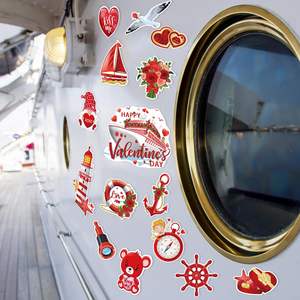 Aimant promotionnel pour réfrigérateur, décoration magnétique transfrontalière pour la Saint-Valentin, pour portes de voitures et garages, thème voyage maritime - Product Image 2