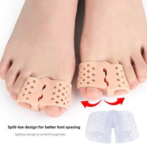 Sandales respirantes en matériau SEBS avec clip pour les orteils, pour <span class=keywords><strong>hallux</strong></span> <span class=keywords><strong>valgus</strong></span>, séparation des orteils superposés et correction des orteils arrière - Product Image 5