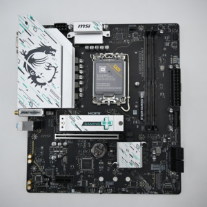 Carte mère B760M GAMING WIFI B760 <span class=keywords><strong>B760i</strong></span> DDR5 LGA1700 (Intel 14e/13e/12e génération) M-ATX (PCIe 4.0, double M.2, LAN 2.5G, Wi-Fi 6E) - Product Image 1
