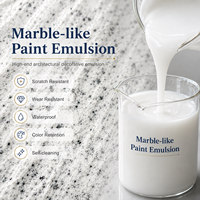 Revêtement mural extérieur acrylique à base d'eau effet marbre et granit, résistant aux intempéries, anti-décoloration, couleur personnalisée, OEM, vente en gros usine