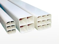 Tuyau en grille PVC pour fibre optique souterraine, 9 ou 4 trous, structure intégrée, durable, haute résistance, couleur personnalisée, fourni par l'usine