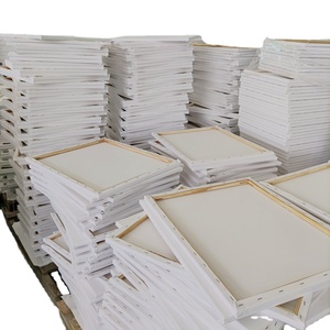 Chất lượng cao <span class=keywords><strong>16x20</strong></span> inch gỗ thông trống bông sơn vải tùy chỉnh kéo dài vải cho sơn dầu Acrylic - Product Image 1