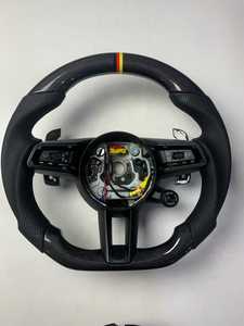 Volant en cuir personnalisé en usine pour Volan Porsche Cayenne, Lenkrad Panamera, <span class=keywords><strong>Taycan</strong></span>, Macan, 911, Volant Motors - Product Image 2