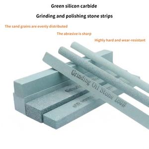 Bâton abrasif en carbure de silicium vert, <span class=keywords><strong>pierre</strong></span> à aiguiser, <span class=keywords><strong>pierre</strong></span> à aiguiser carrée, plate, triangulaire, en forme de demi-cercle, pierres à aiguiser <span class=keywords><strong>pour</strong></span> couteaux - Product Image 1