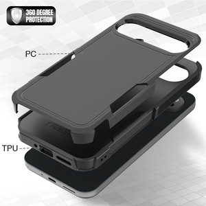 Cover per <span class=keywords><strong>Telefono</strong></span> Google Pixel 10 9 Pro XL 9A 8 8A 7 7A 6A Antiurto, Guscio Ibrido <span class=keywords><strong>a</strong></span> Doppio Strato con Protezione 2 in 1 - Product Image 2