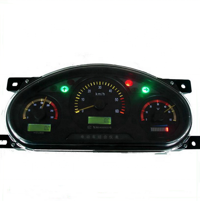 Digital Multimeter Cable Battery Monitor Display Dashboard for Golf Cart Forklift EV Car