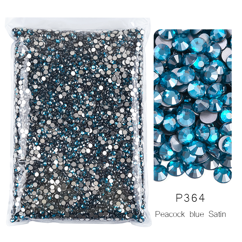 P364 Satin bleu paon