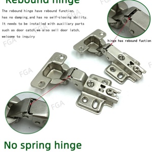 Bisagra de Acero de 35mm Moderna de Cierre Suave Sin Resorte, Sin Amortiguador, para Muebles, para Montaje en Puerta de Sala de Estar - Product Image 6