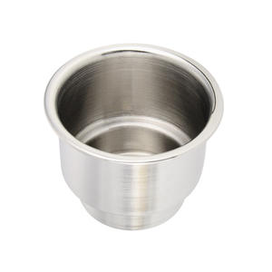 Portavasos Plegable para Barcos, Herrajes de Acero Inoxidable con Accesorios de Plástico para Yates Marinos, Barcos de Pesca y Lanchas Rápidas - Product Image 1