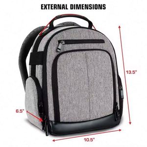 Échantillon gratuit : Nouveau sac à dos portable pour appareil photo avec compartiment pour ordinateur portable, sac de photographie professionnel compatible DSLR/SLR - Product Image 3