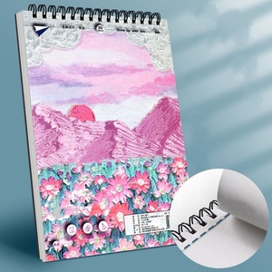 Papier recyclable personnalisé pour dessin en spirale, tampon vierge A3 A4, <span class=keywords><strong>carnet</strong></span> <span class=keywords><strong>de</strong></span> <span class=keywords><strong>croquis</strong></span>, livre <span class=keywords><strong>de</strong></span> <span class=keywords><strong>croquis</strong></span> pour artistes, peinture, 100% - Product Image 1