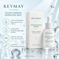 Sérum Visage Raffinant les Pores Vitamine C Peptide Acide Hyaluronique Beurre de Karité 30ml Hydratant Lissant Léger Marque Privée