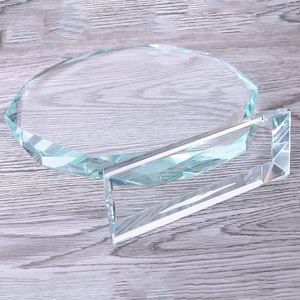 Fábrica al por mayor claro en blanco cristal Premio fabricante personalizar cristal trofeo vidrio premios - Product Image 5